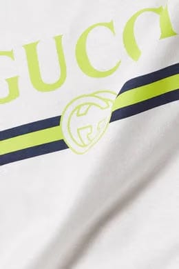 Gucci Logo T-shirt in Cotton Jersey