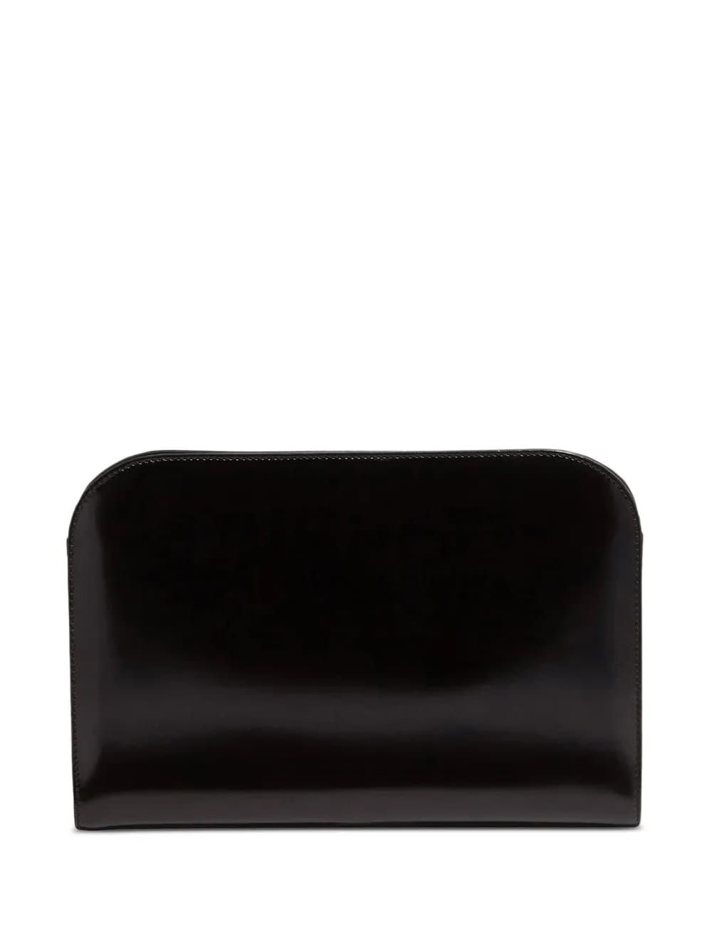 Diana leather clutch