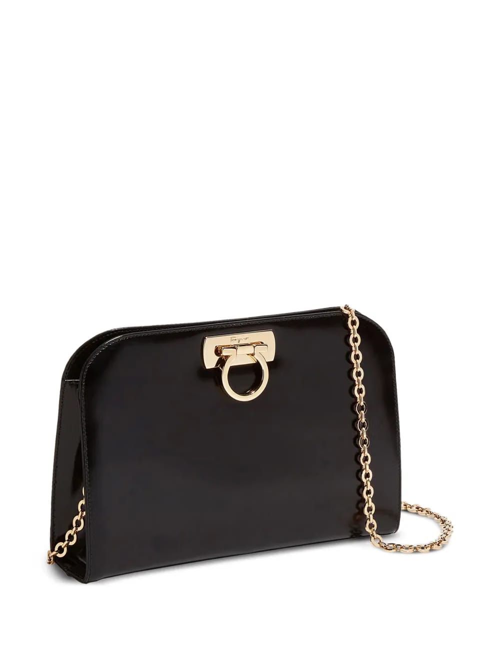 Diana leather clutch