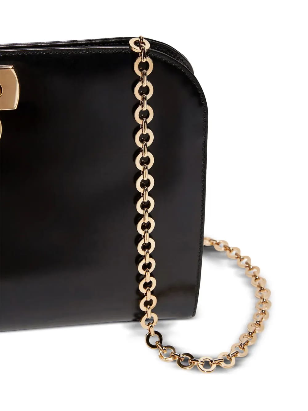 Diana leather clutch