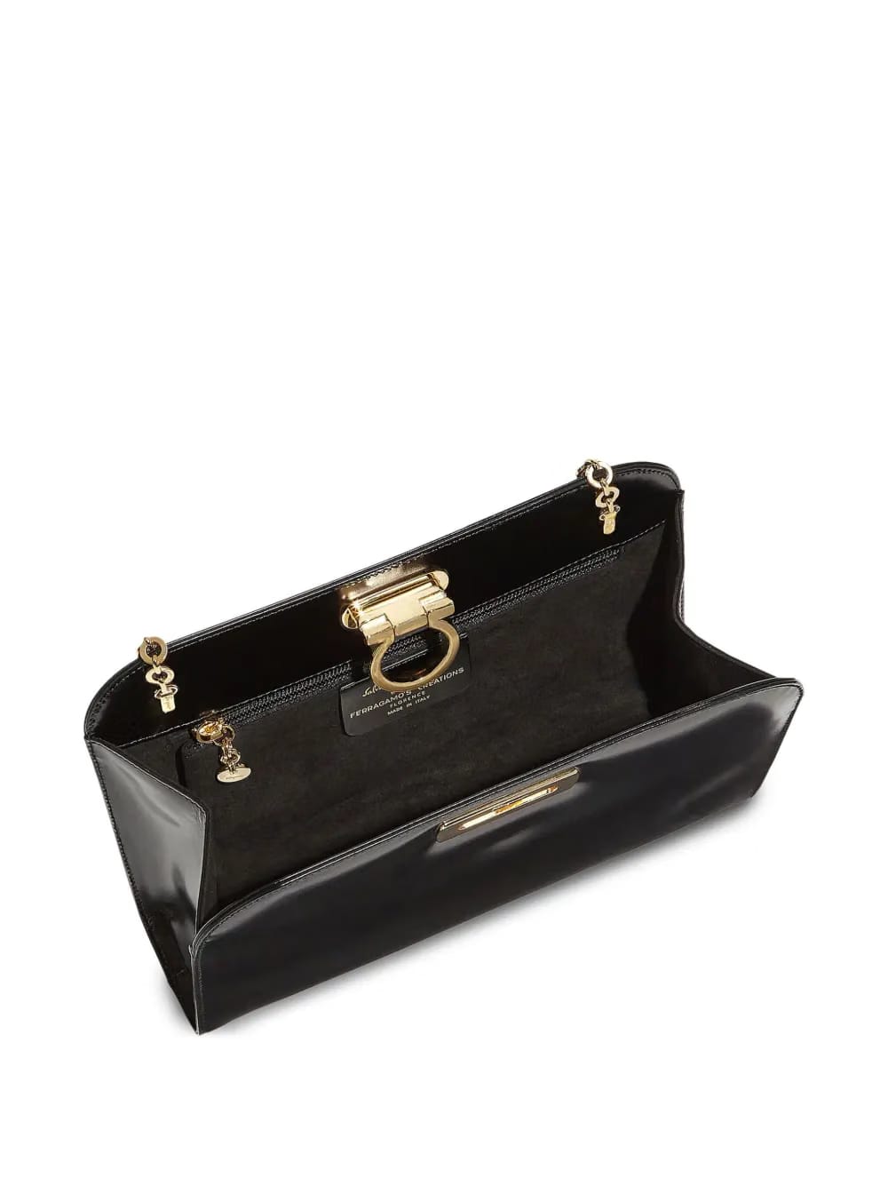 Diana leather clutch