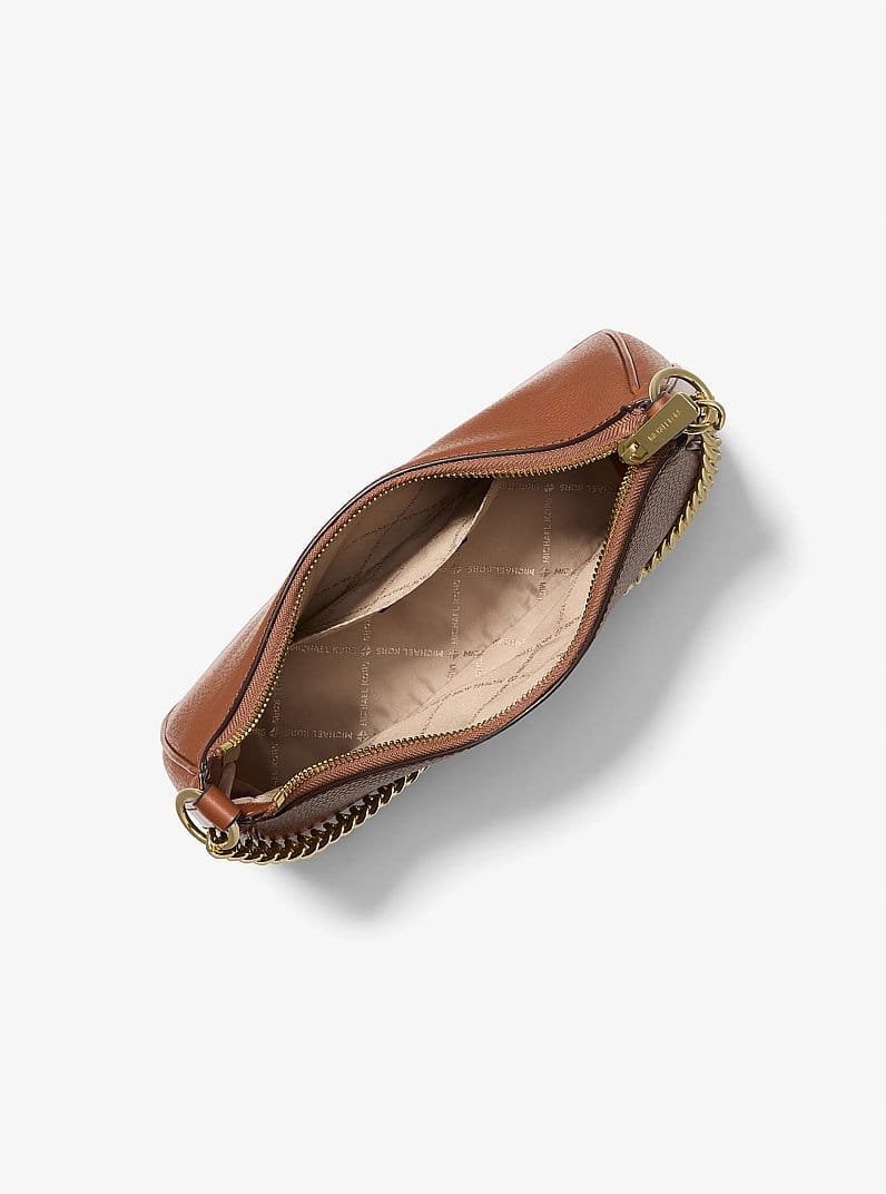 Jet Set Large Pebbled Leather Convertible Crossbody Bag