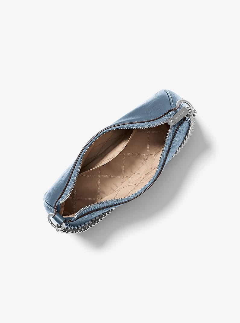 Jet Set Large Pebbled Leather Convertible Crossbody Bag