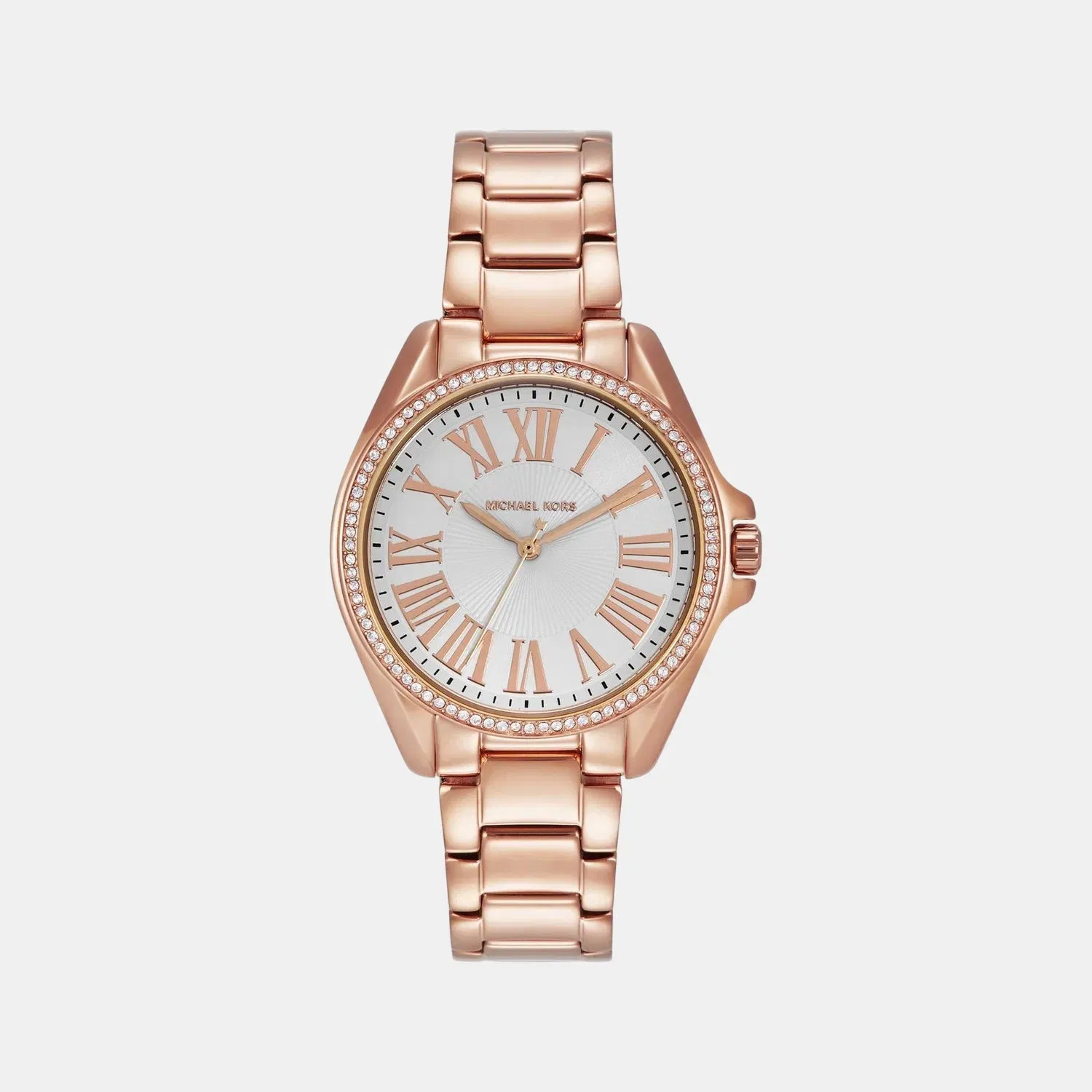 Michael Kors Kacie Women Quartz White Dial Analog Stainless Steel Watch Mk4853