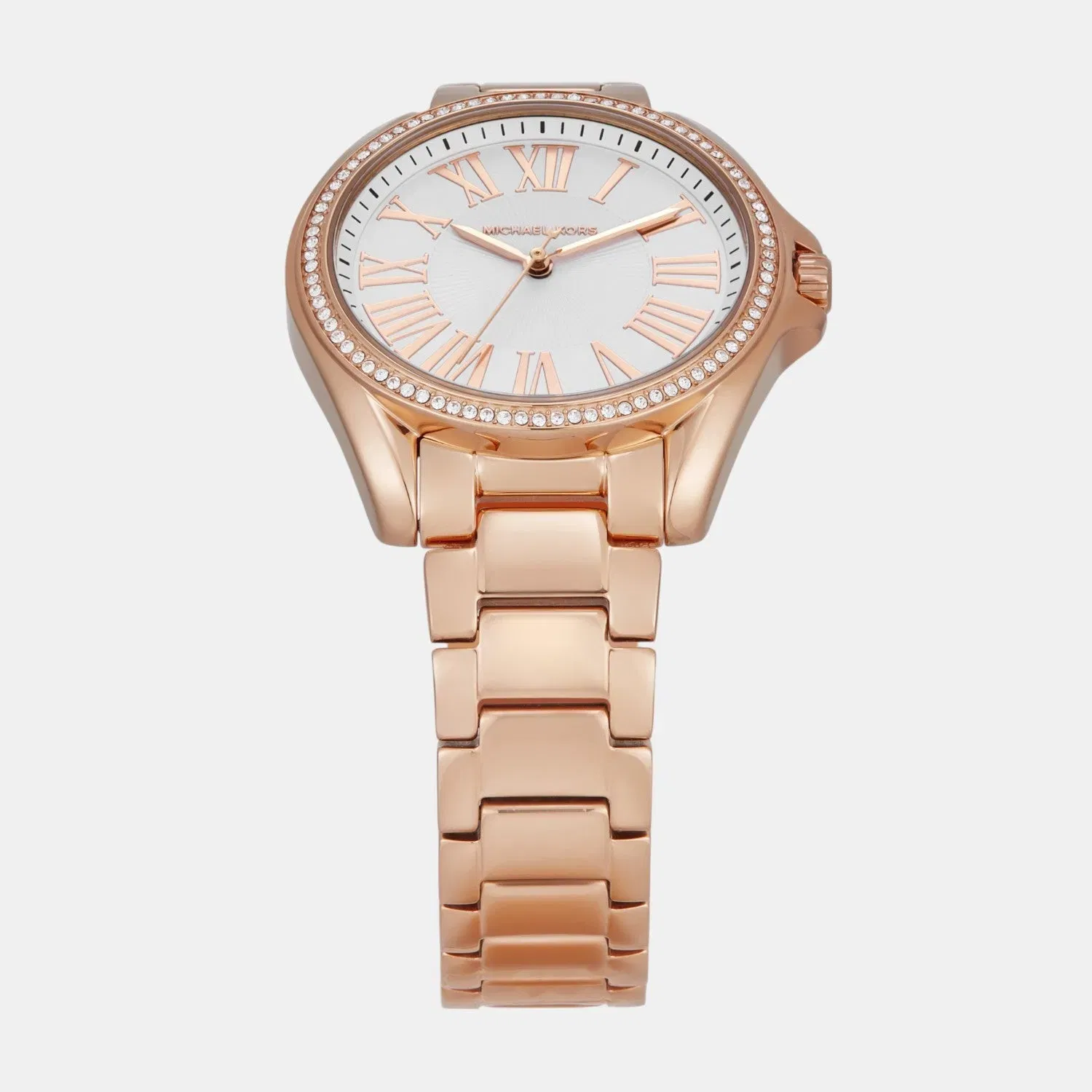 Michael Kors Kacie Women Quartz White Dial Analog Stainless Steel Watch Mk4853