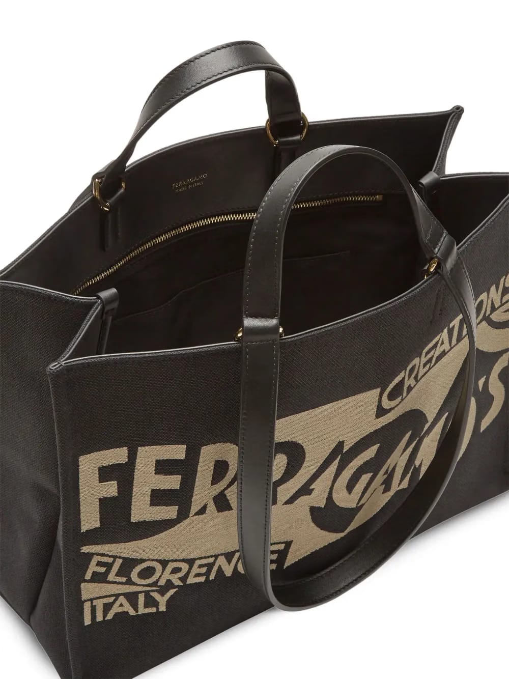 medium Venna logo-embroidered tote bag