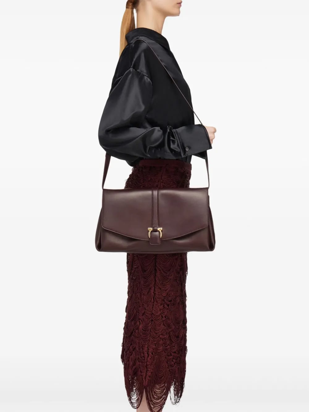 large front flap soulder bag