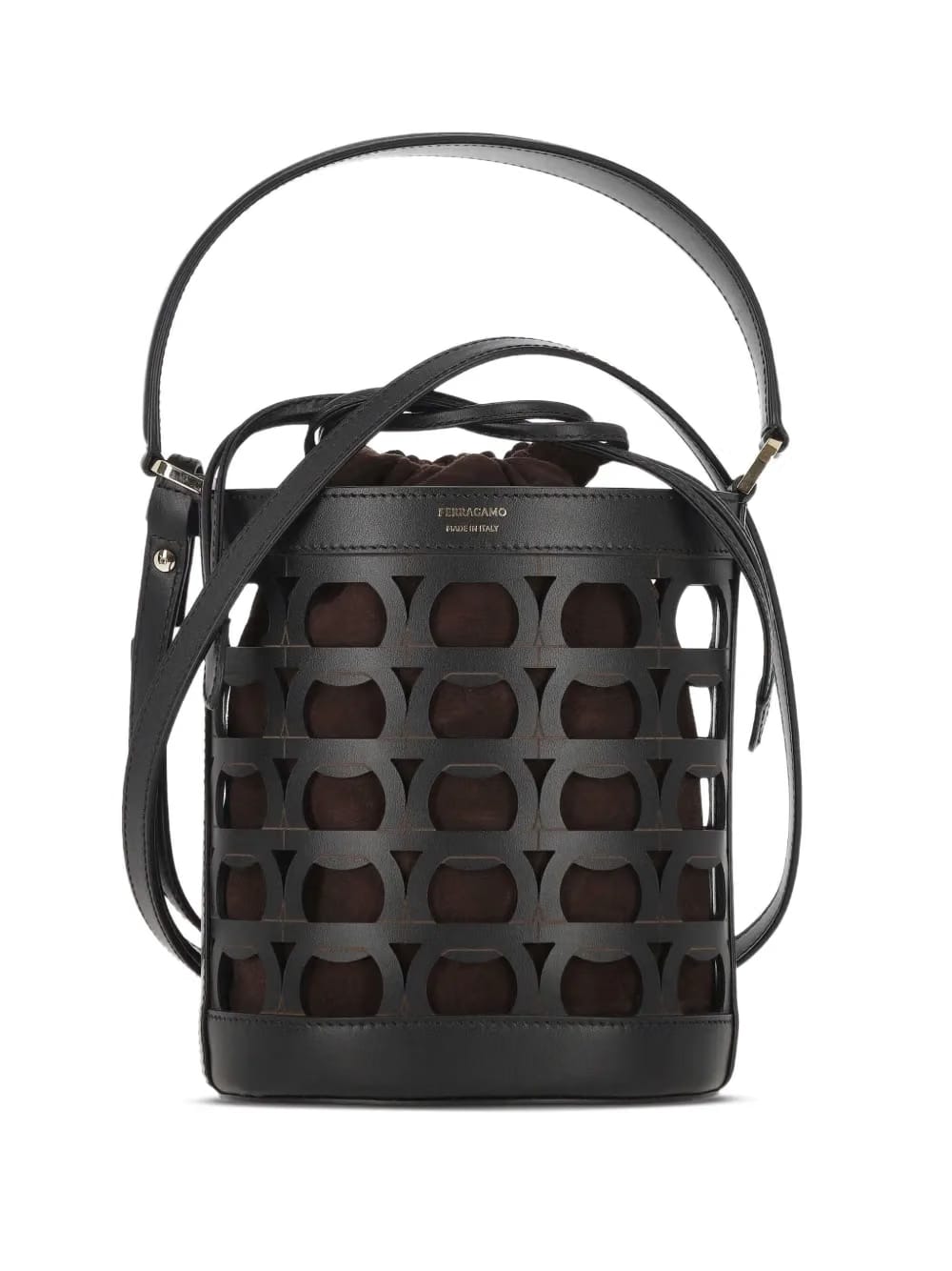 cut-out bucket bag