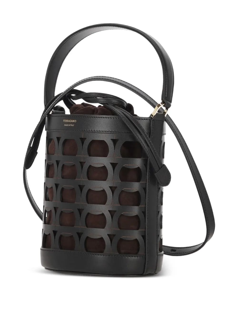 cut-out bucket bag