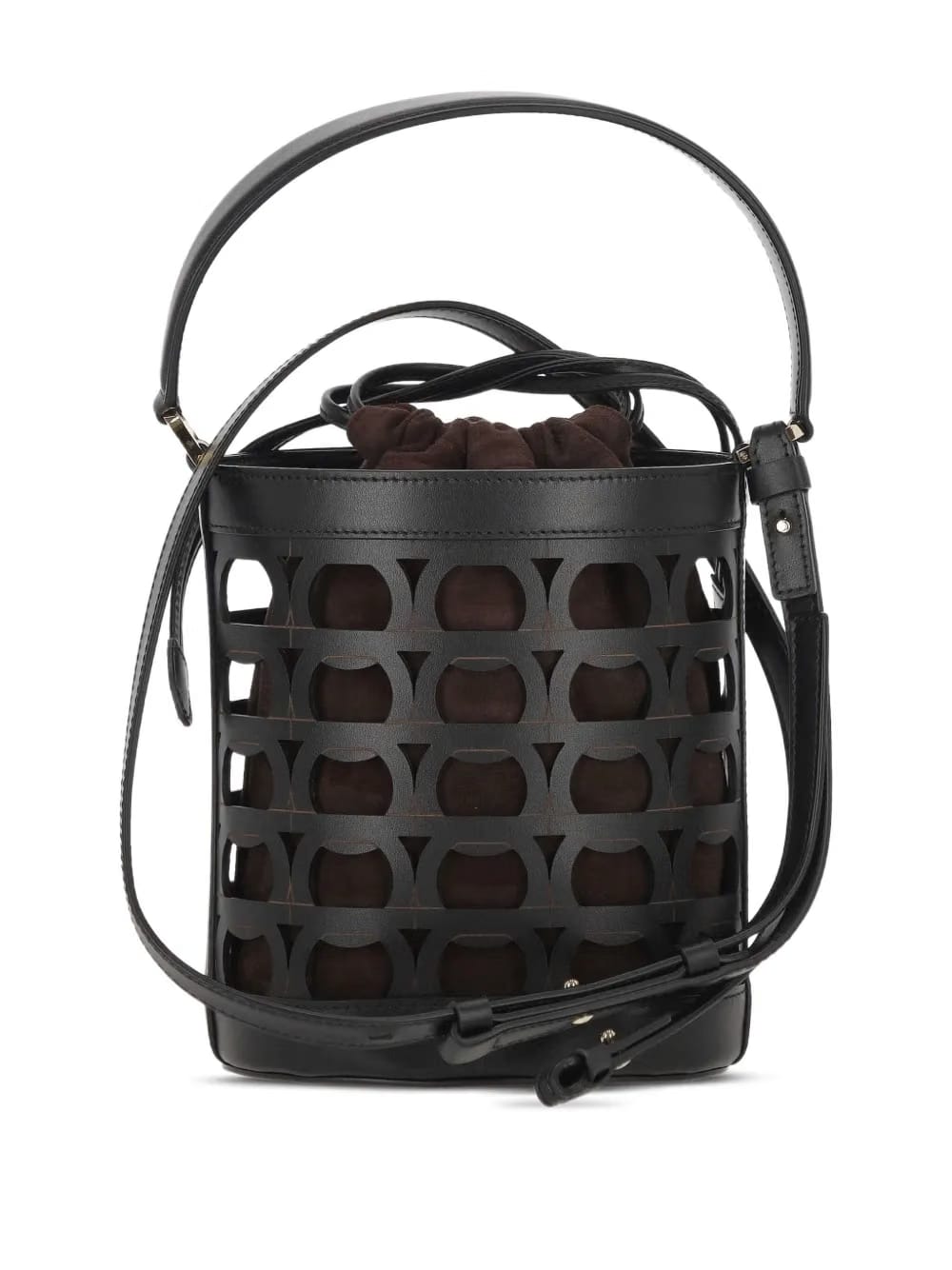 cut-out bucket bag