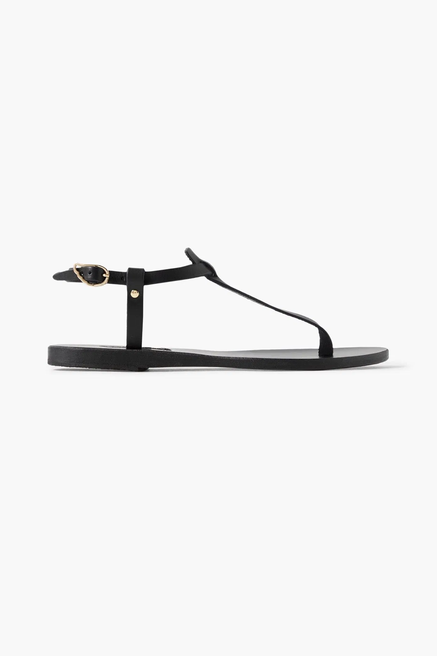 Ancient Greek Sandals Lito Leather Sandals Black Women's