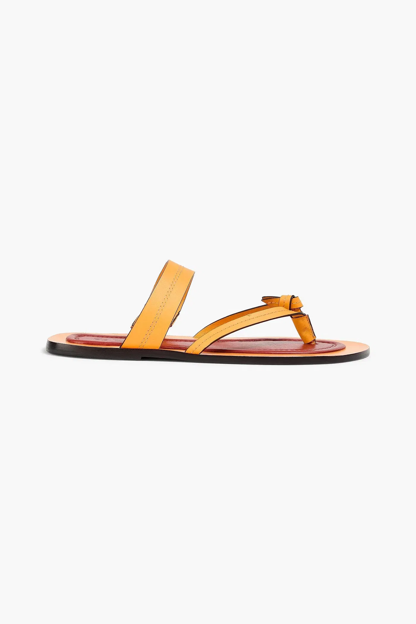 Farm Rio Leather Sandals Saffron Women's