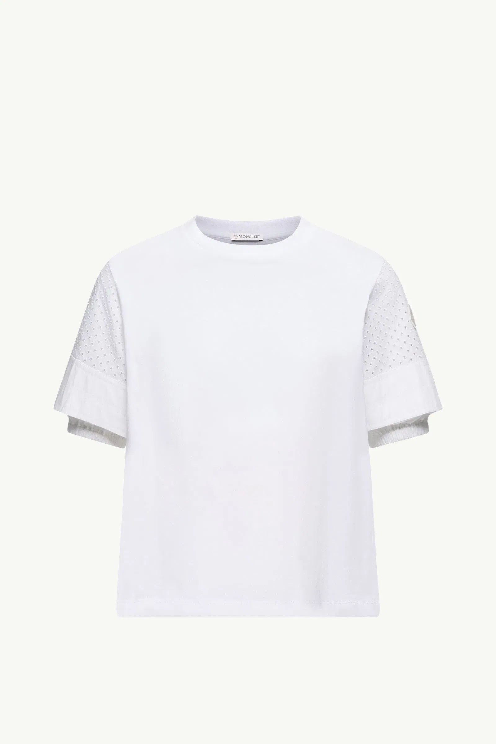 Moncler Cotton Jersey San Gallo T-Shirt White White
