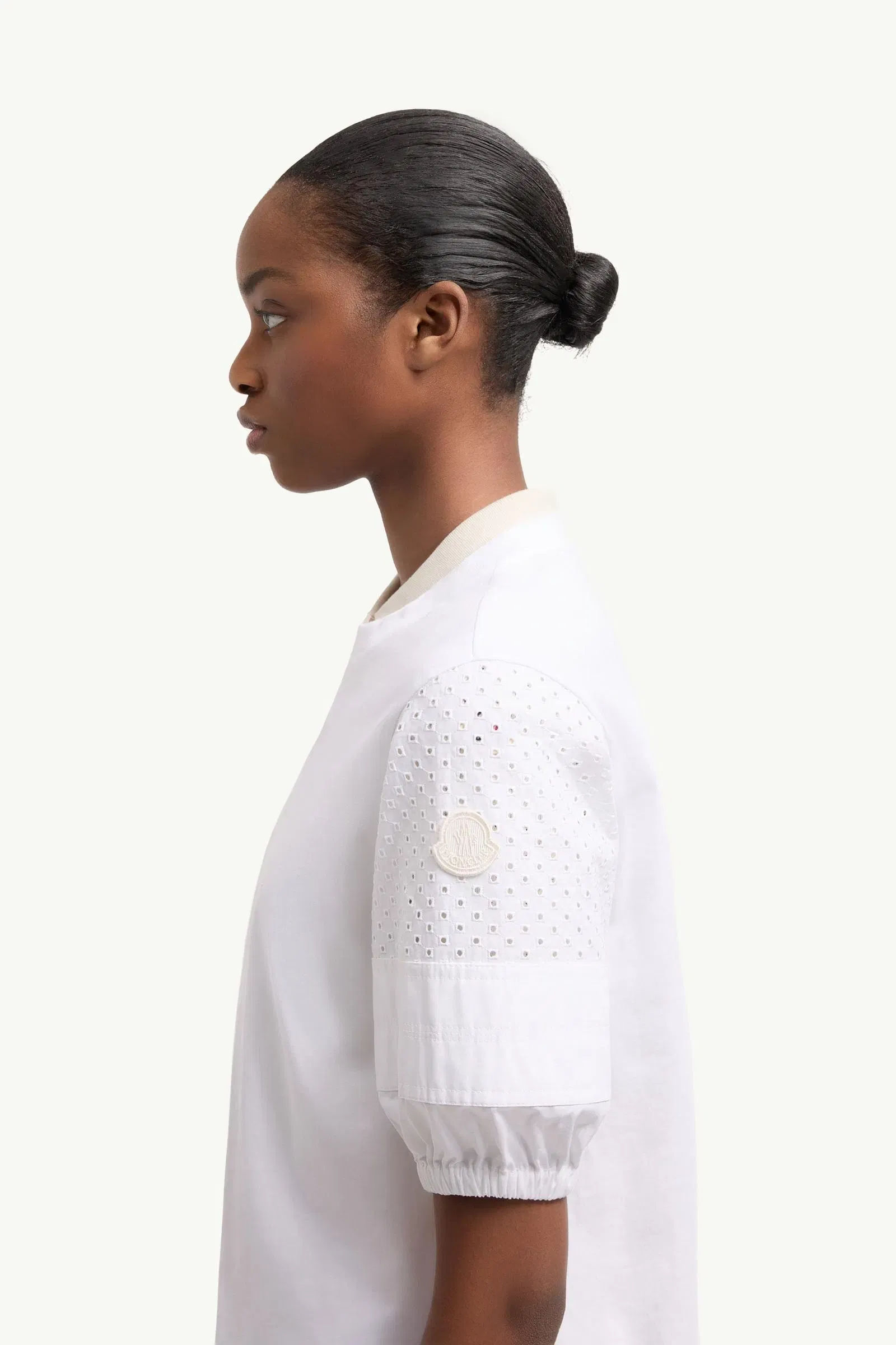 Moncler Cotton Jersey San Gallo T-Shirt White White