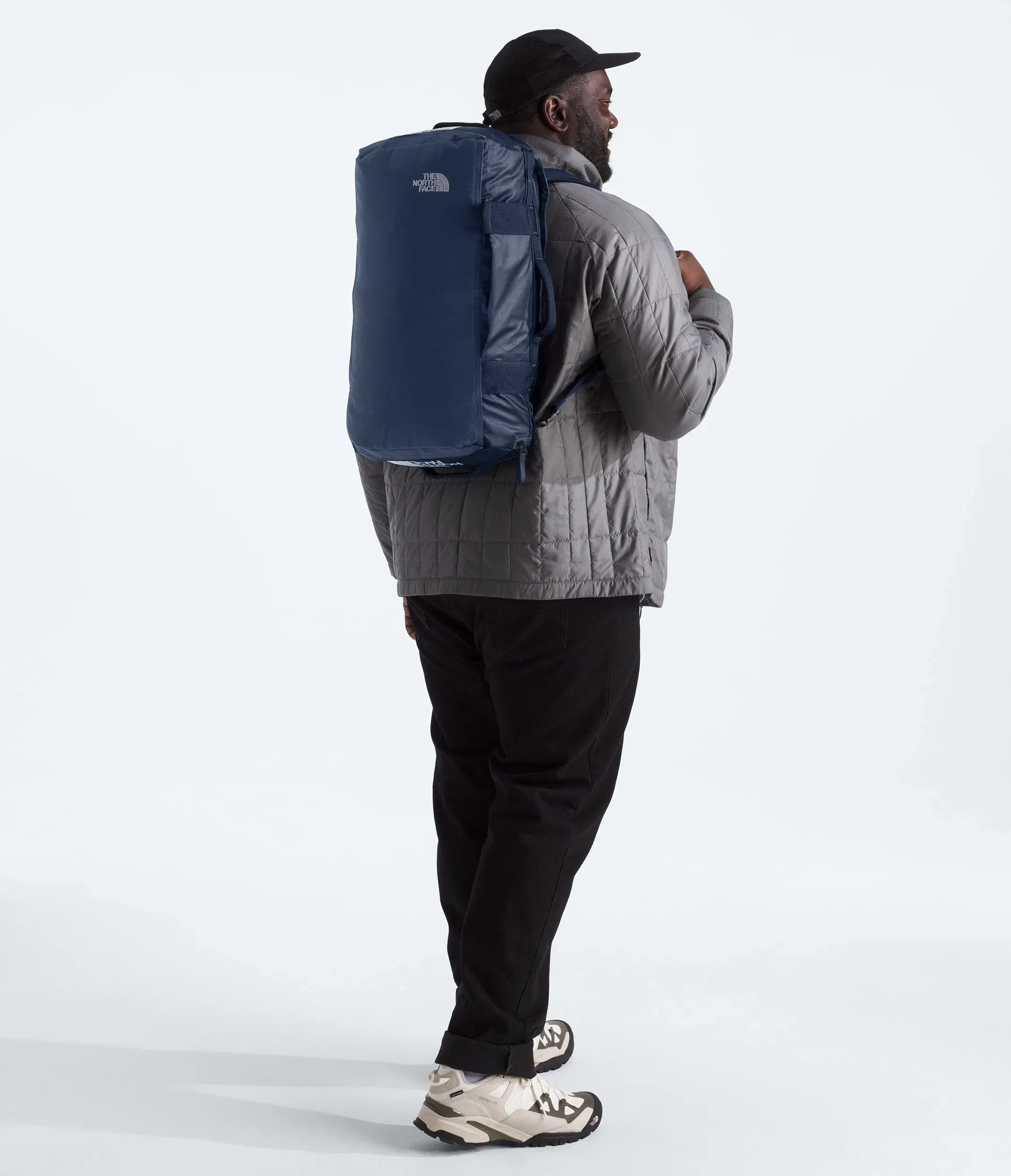 The North Face Base Camp™ Voyager Duffel—32L Shady Blue