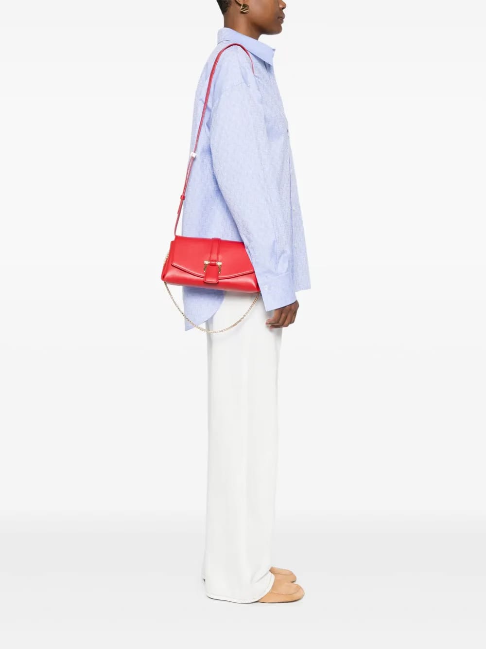 small front-flap shoulder bag