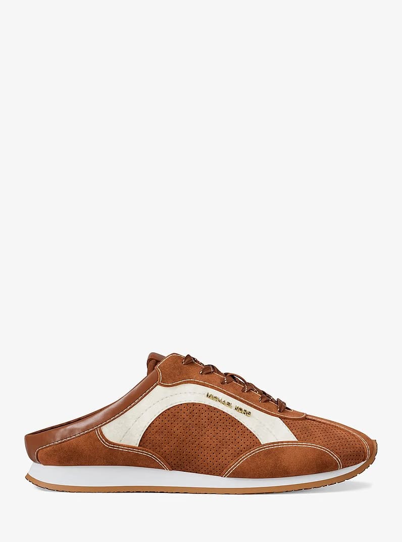 Michael Kors Avi Suede Slip-On Sneaker