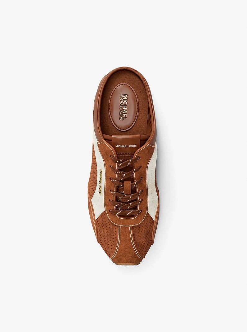 Michael Kors Avi Suede Slip-On Sneaker