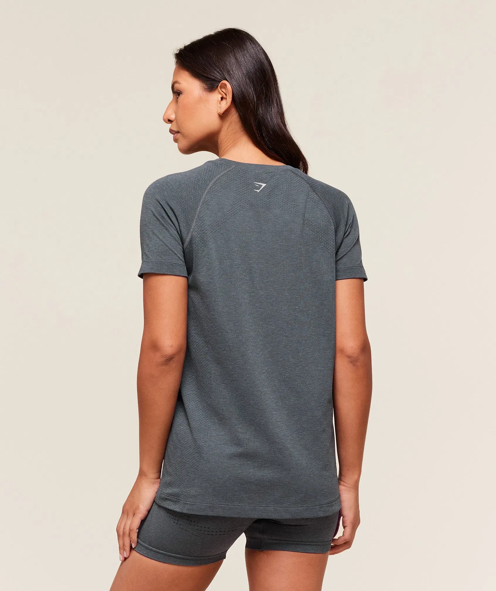 Women's Gymshark Vital Seamless 2.0 Light T-Shirt Strong Grey