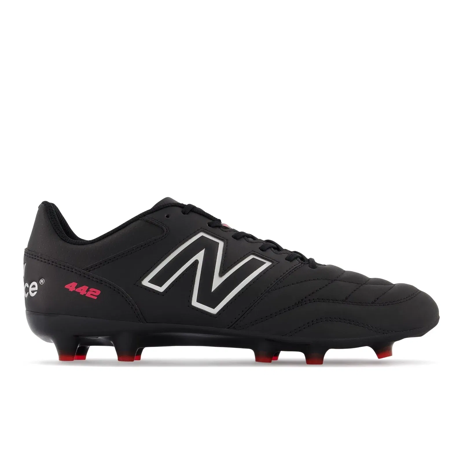 New Balance 442 V2 Team Fg Black With White Black With White