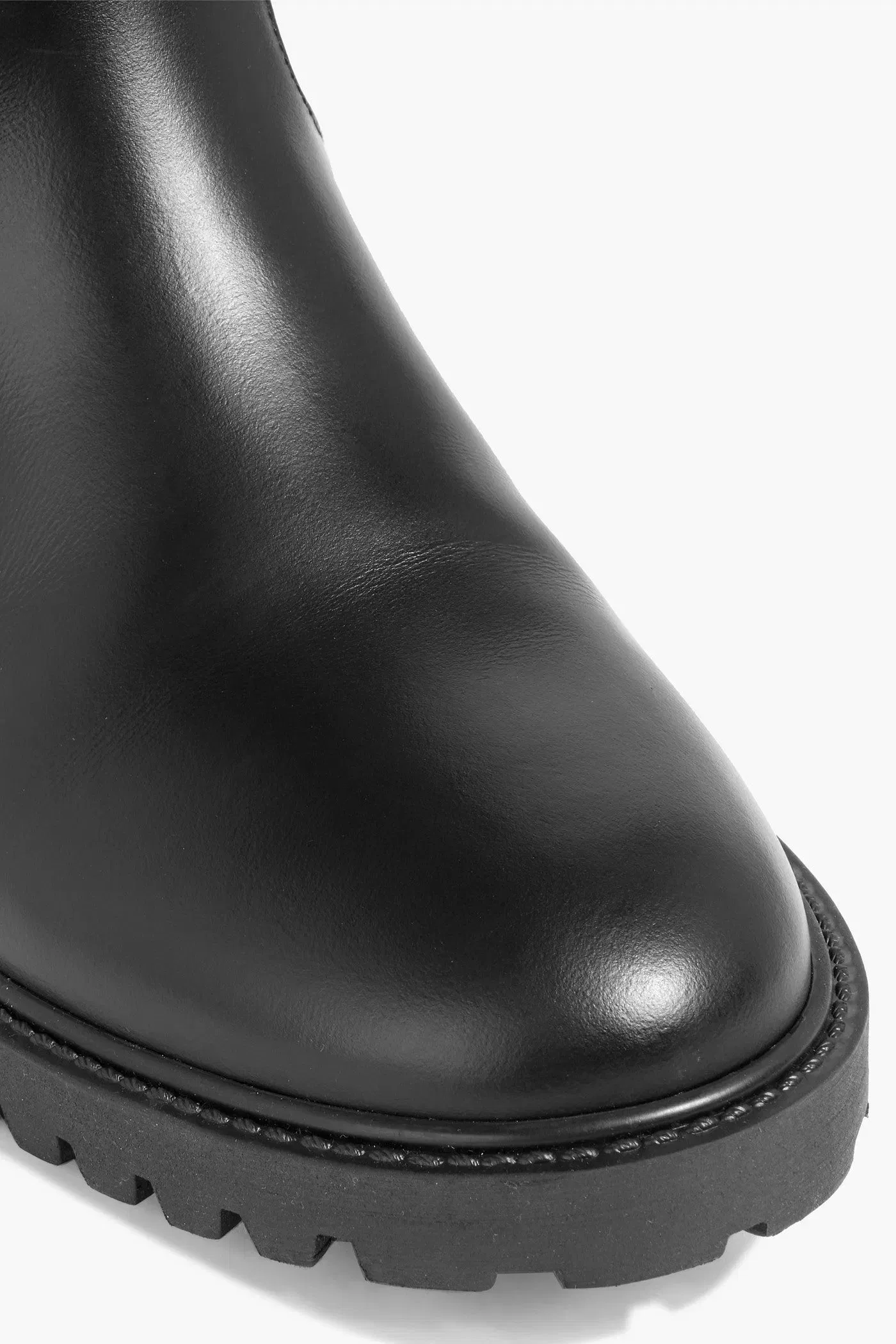 Bally Dakota Leather Knee Boots Black Women's