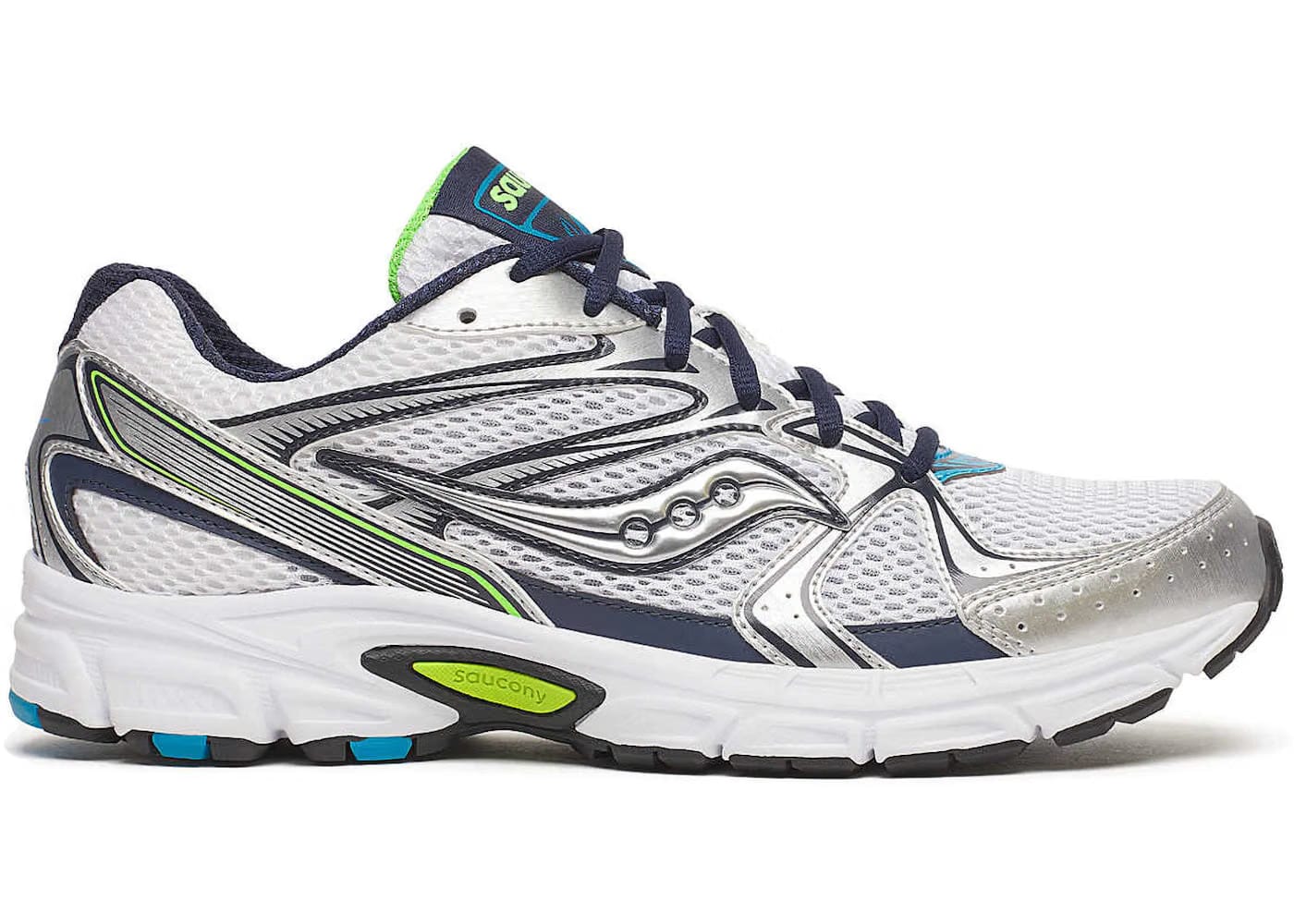 Saucony Grid Ride Millennium Silver Green Navy