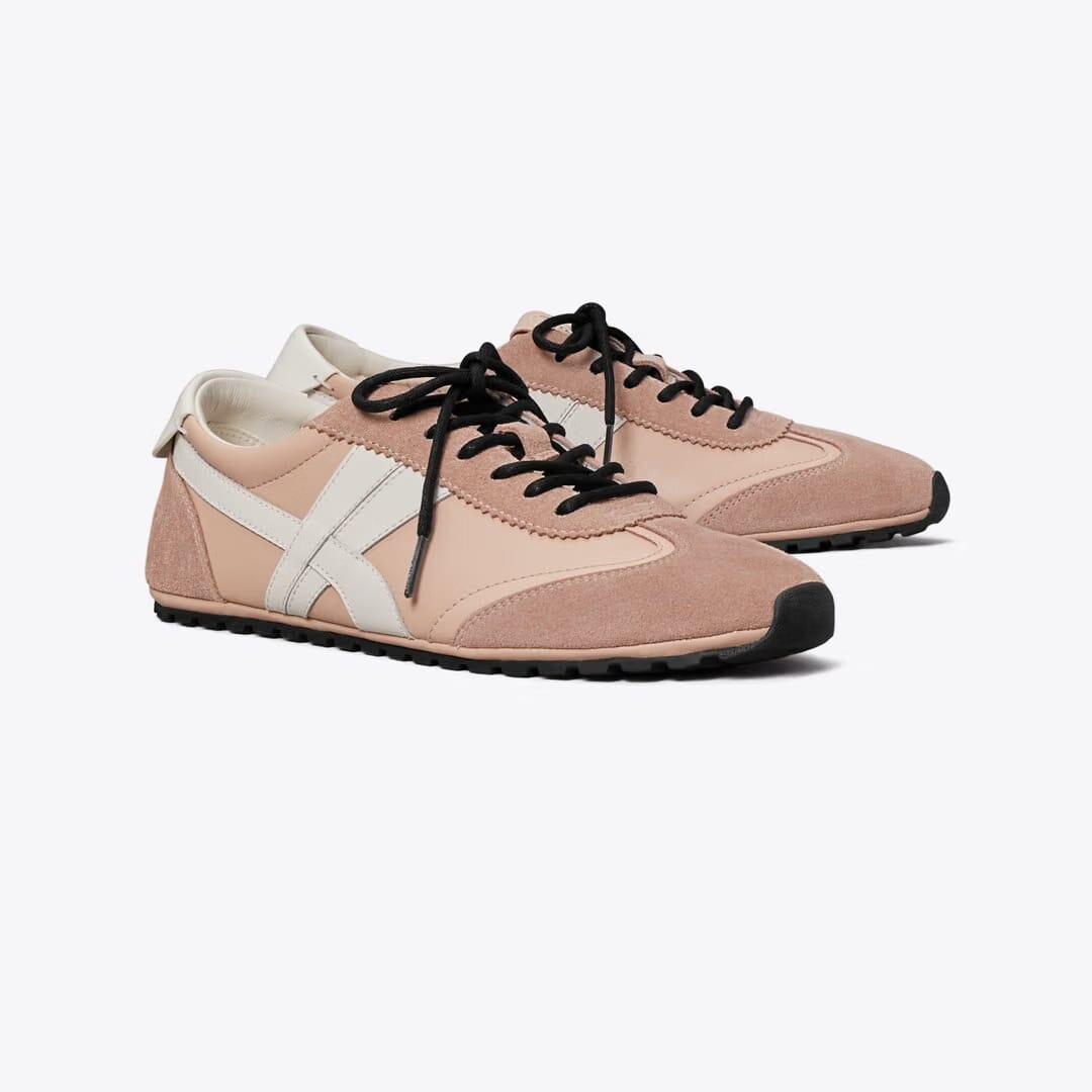 Tory Burch Hank Field Sneaker DUSTY ROSE / MALVA / CREAM