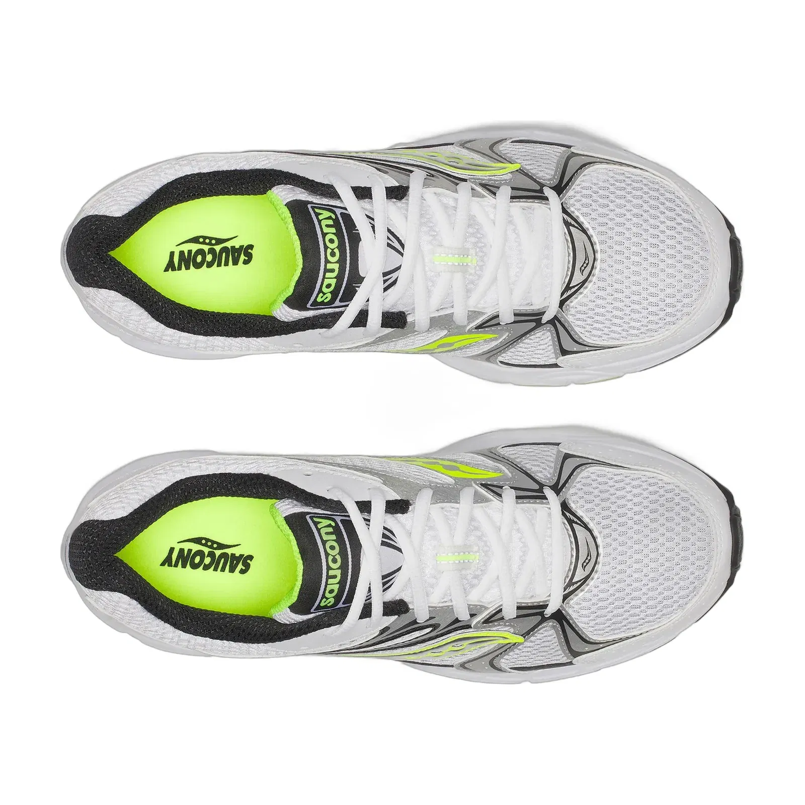 Saucony Ride Millennium White | Silver | Yellow