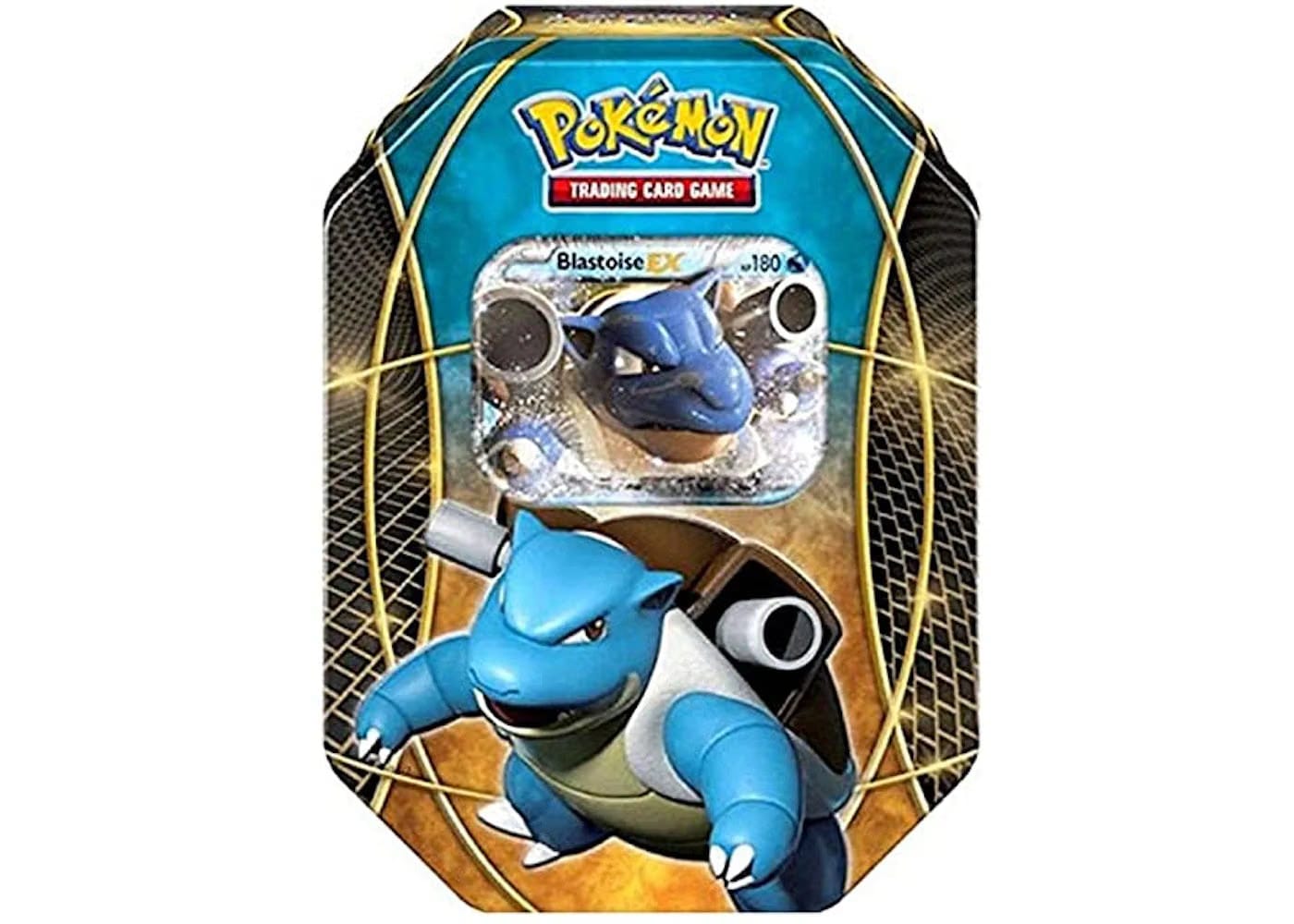 2014 Pokemon Tcg Blastoise Ex Power Tin