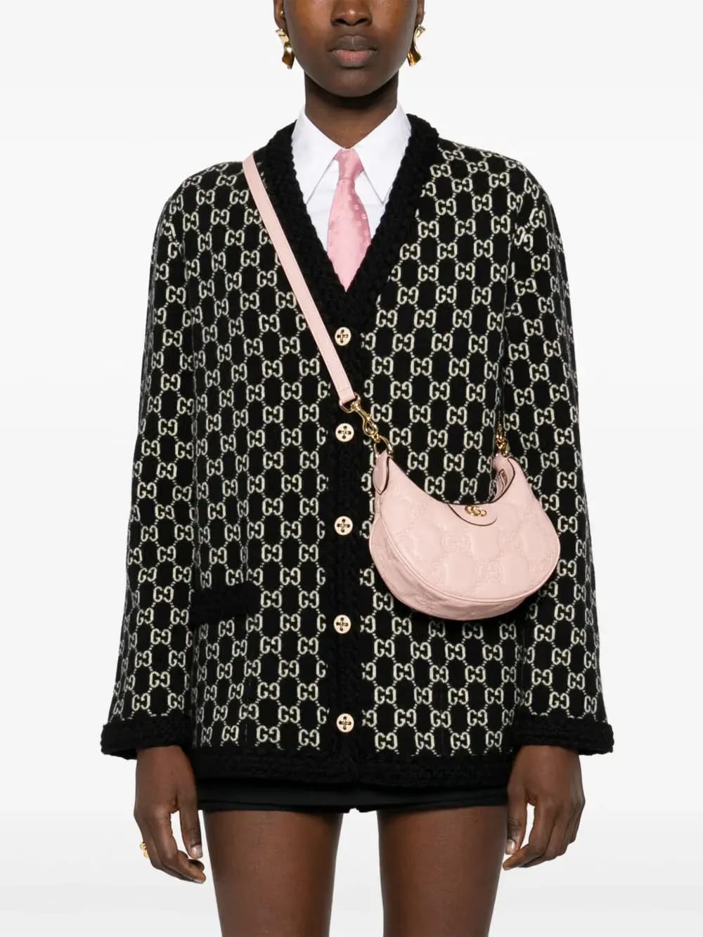 mini GG matelassé shoulder bag