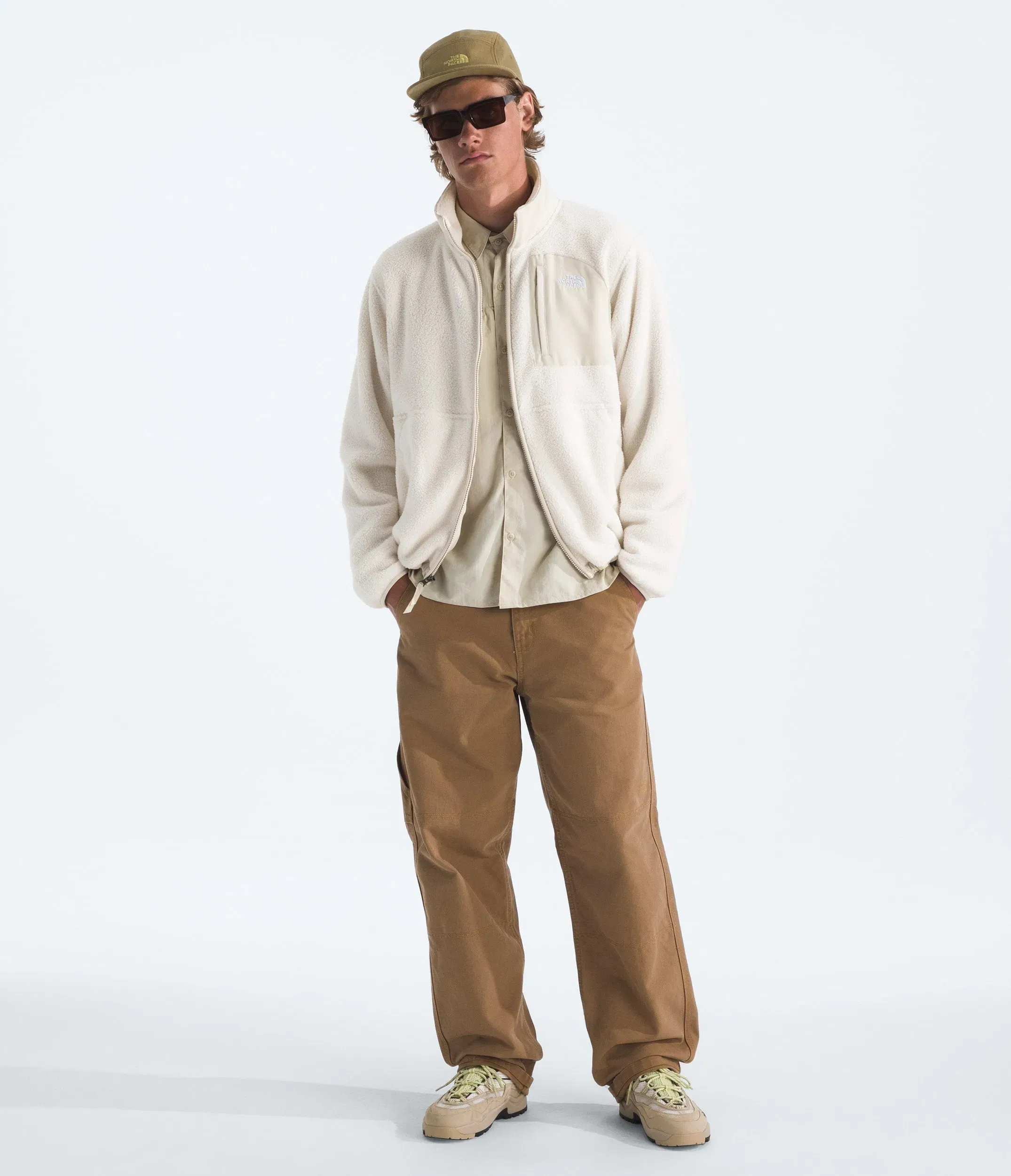 The North Face Men’s Yumiori Off Peak Full-Zip Jacket White Dune