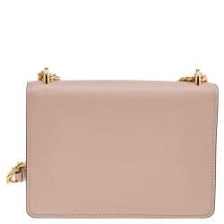 Prada Beige Saffiano Leather Flap Shoulder Bag
