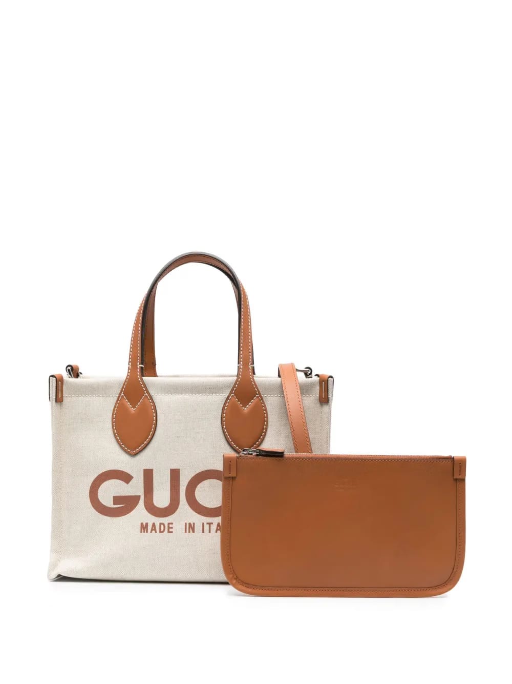 mini logo-print tote bag