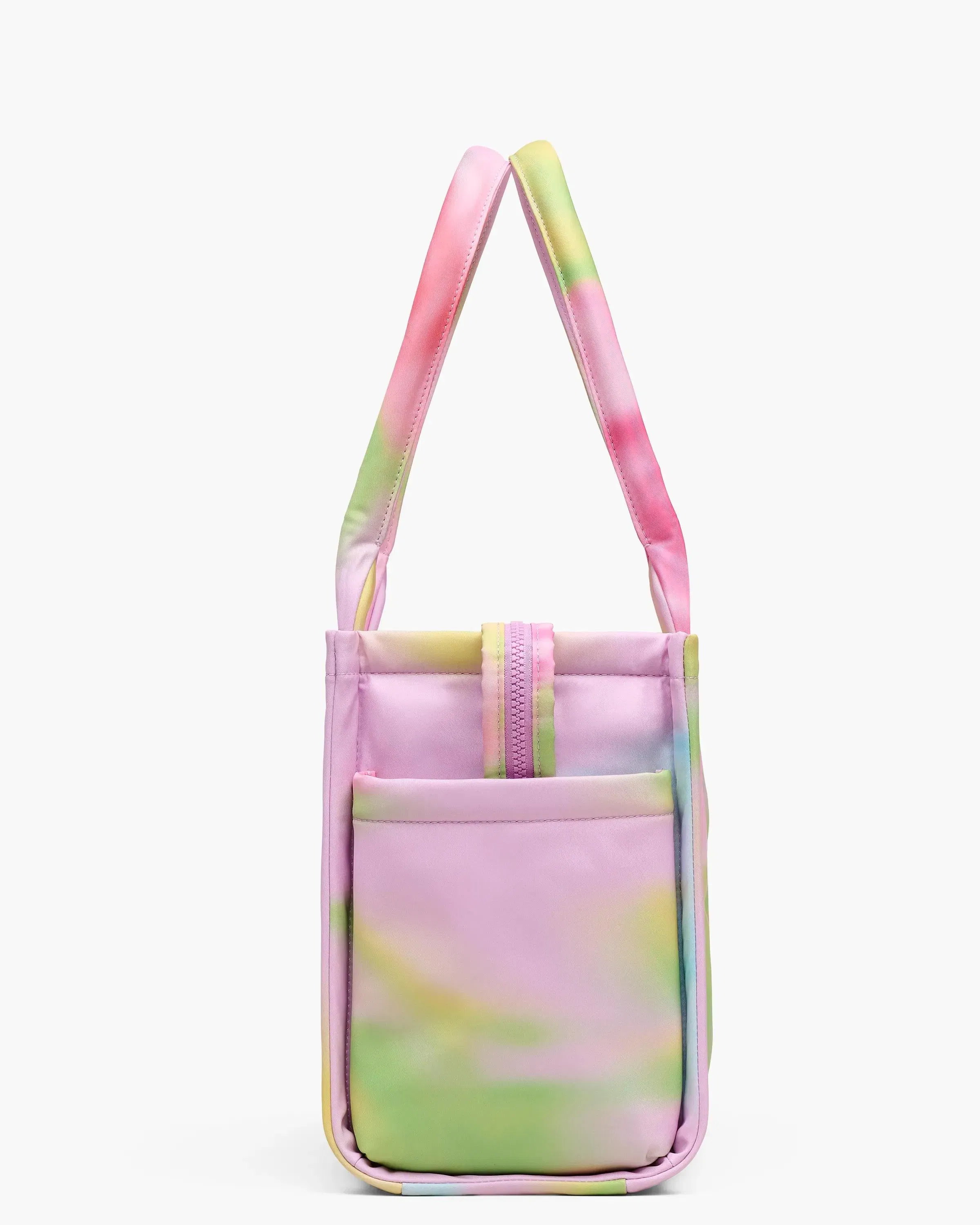 The Blurred Floral Medium Puffy Nylon Tote Bag