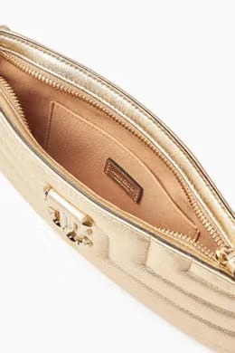 Jimmy Choo Avenue Slim Shoulder Bag in Metallic Nappa