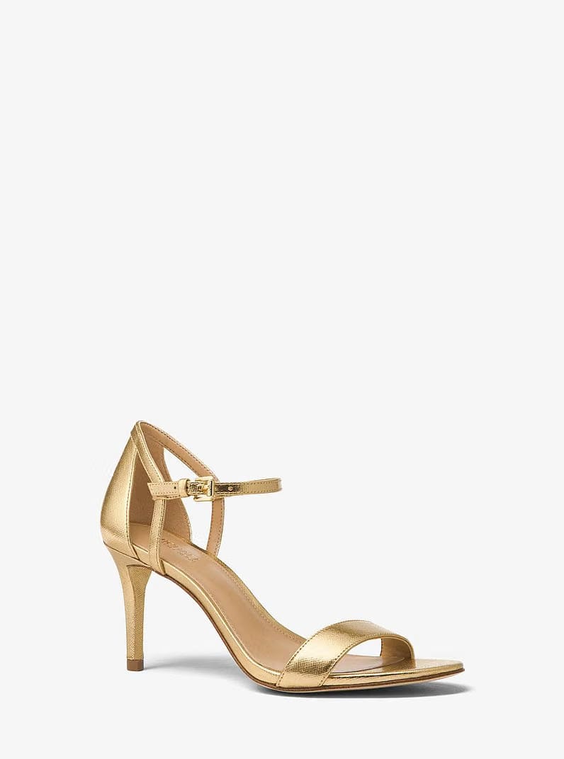 Michael Kors Simone Metallic Sandal