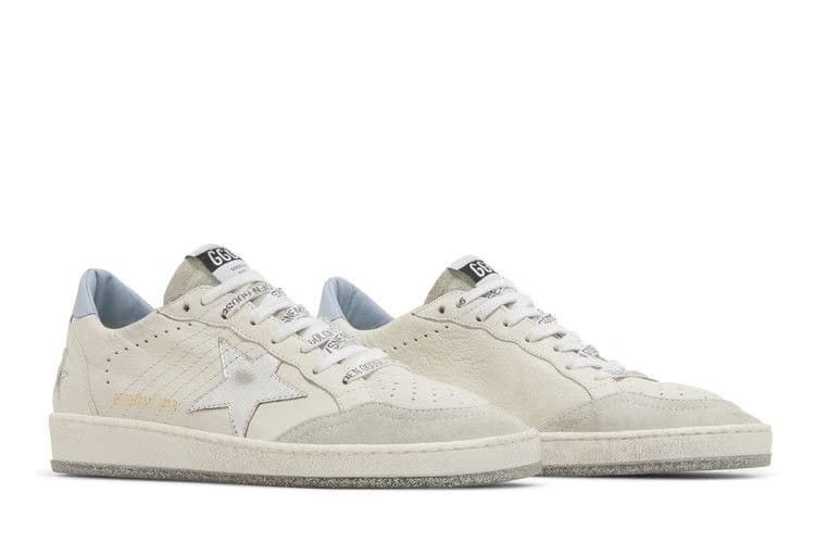 Golden Goose Wmns Ball Star 'White Blue Fog'