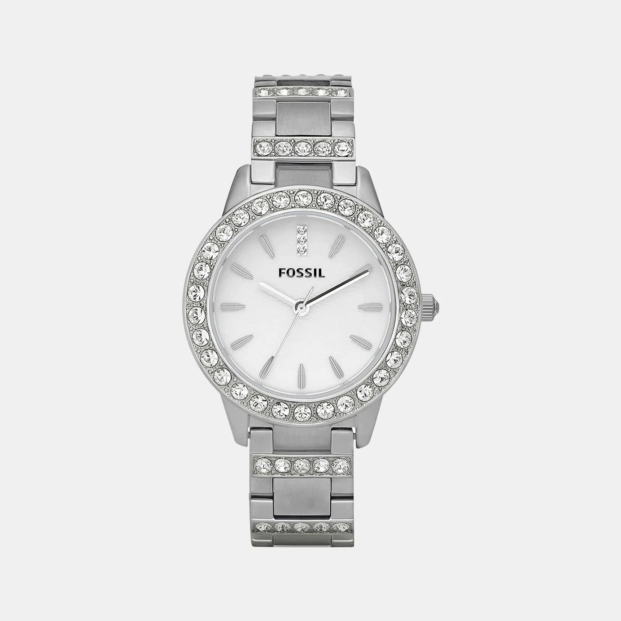 Fossil Jesse Women Quartz Silver Dial Analog Stainless Steel Watch Es2362
