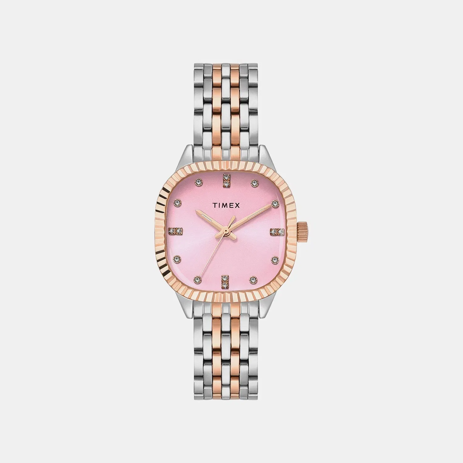 Timex Trendline Women Quartz Dial Analog Stainless Steel Watch Twel27302