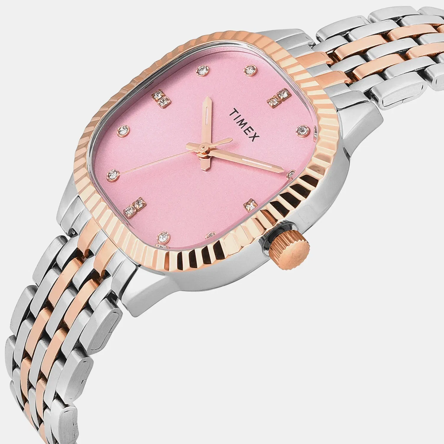 Timex Trendline Women Quartz Dial Analog Stainless Steel Watch Twel27302