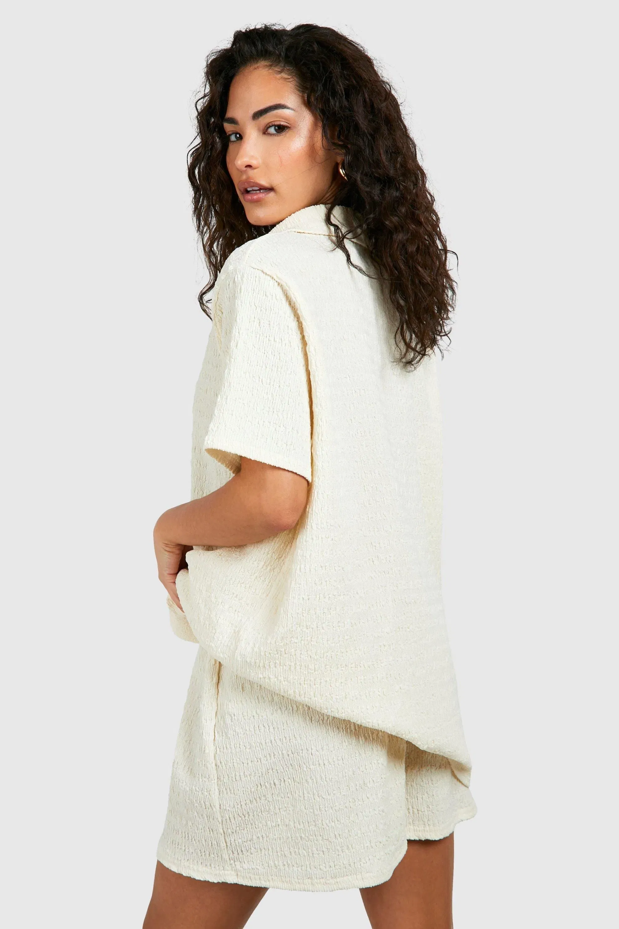 Petite Textured Shorts