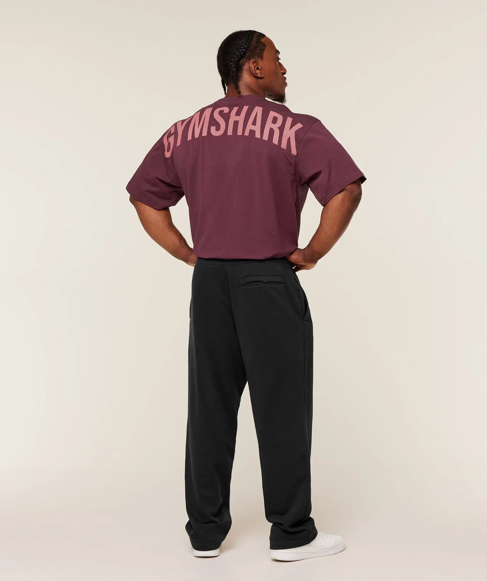 Gymshark Power T-Shirt - GS Impact Burgundy