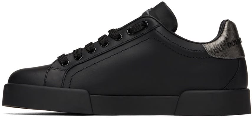 Dolce & Gabbana Black Portofino Sneakers