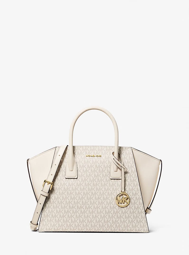 Avril Large Signature Logo Satchel