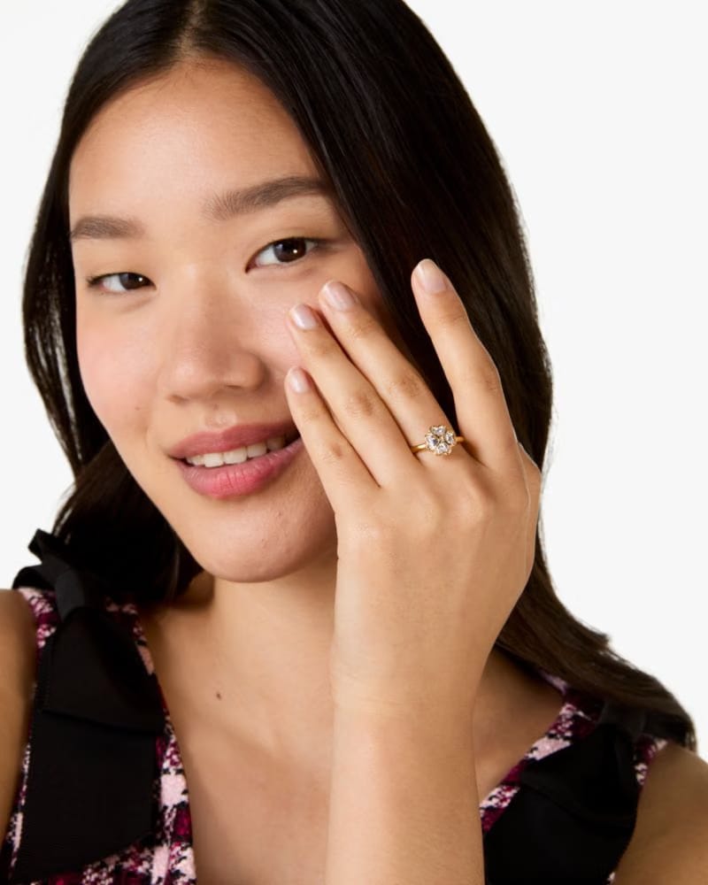 Something Sparkly Spade Ring