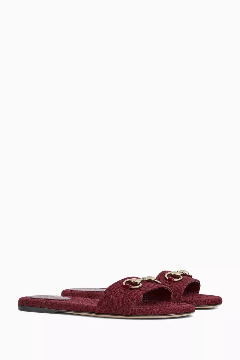 The V-Detail Flat Sandals – Black