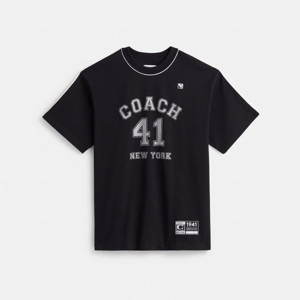 Restored Embellished Varsity T-Shirt