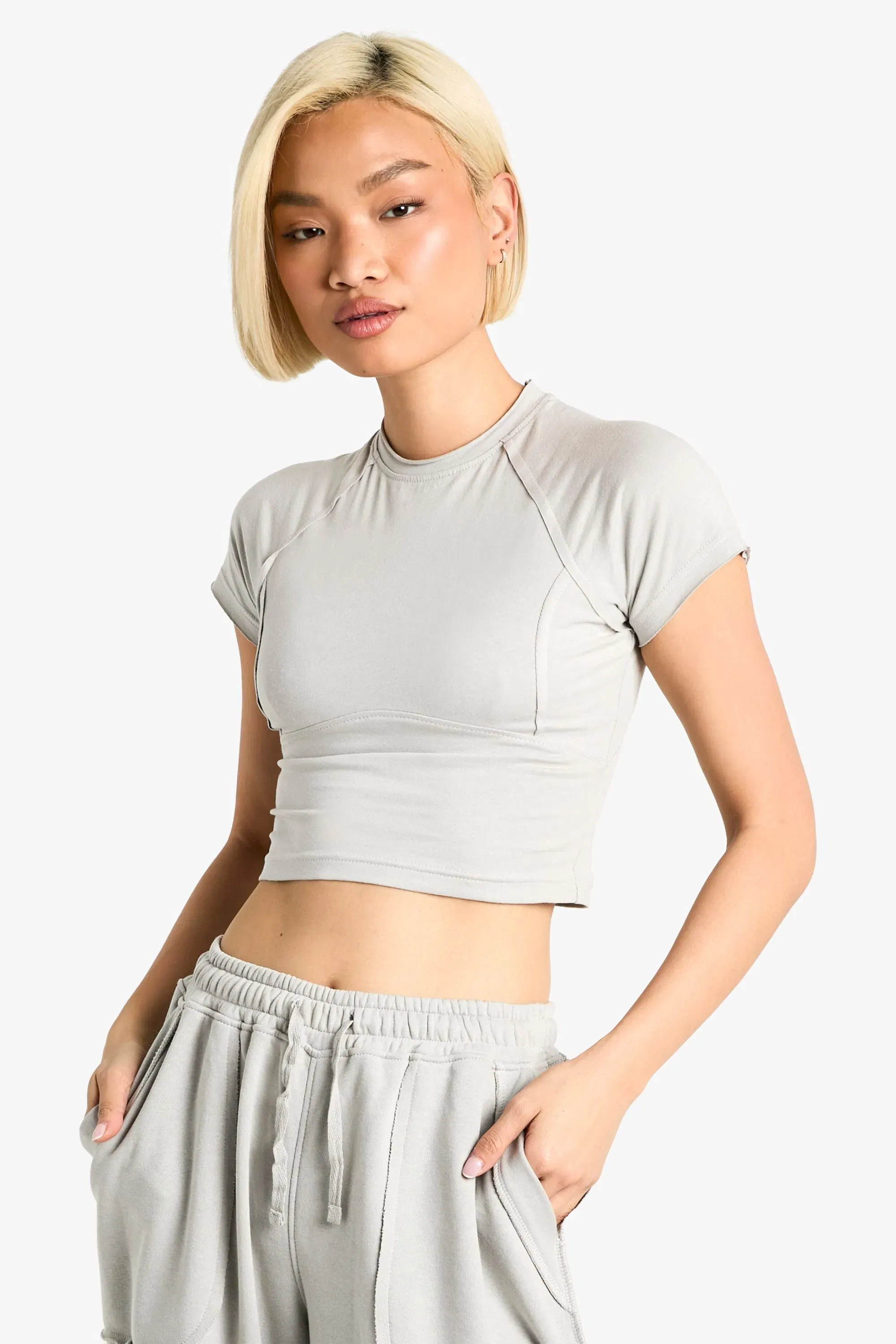Deconstructed Seam Detail Baby T-Shirt