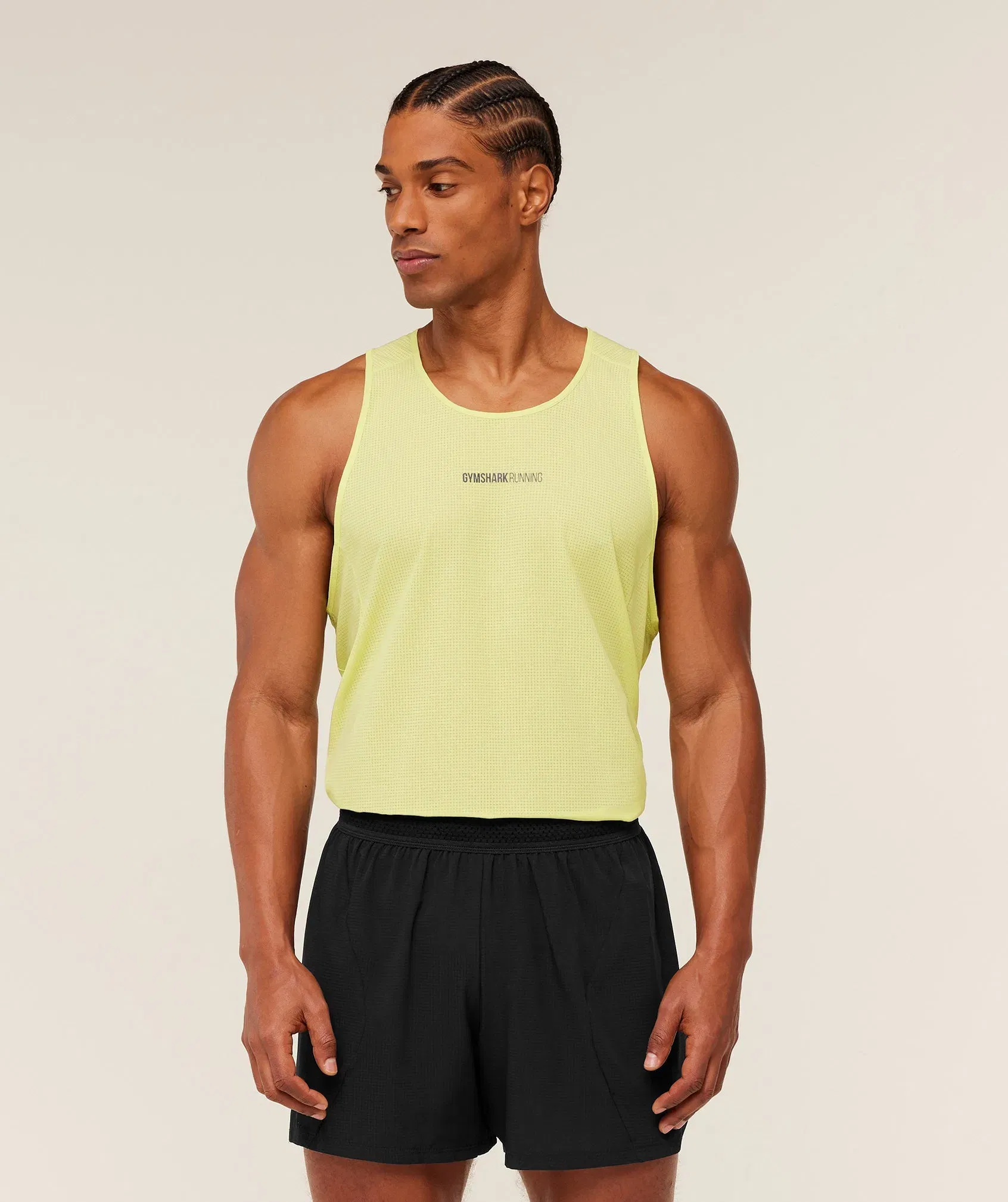 Gymshark Running Tank - Sorbet Yellow