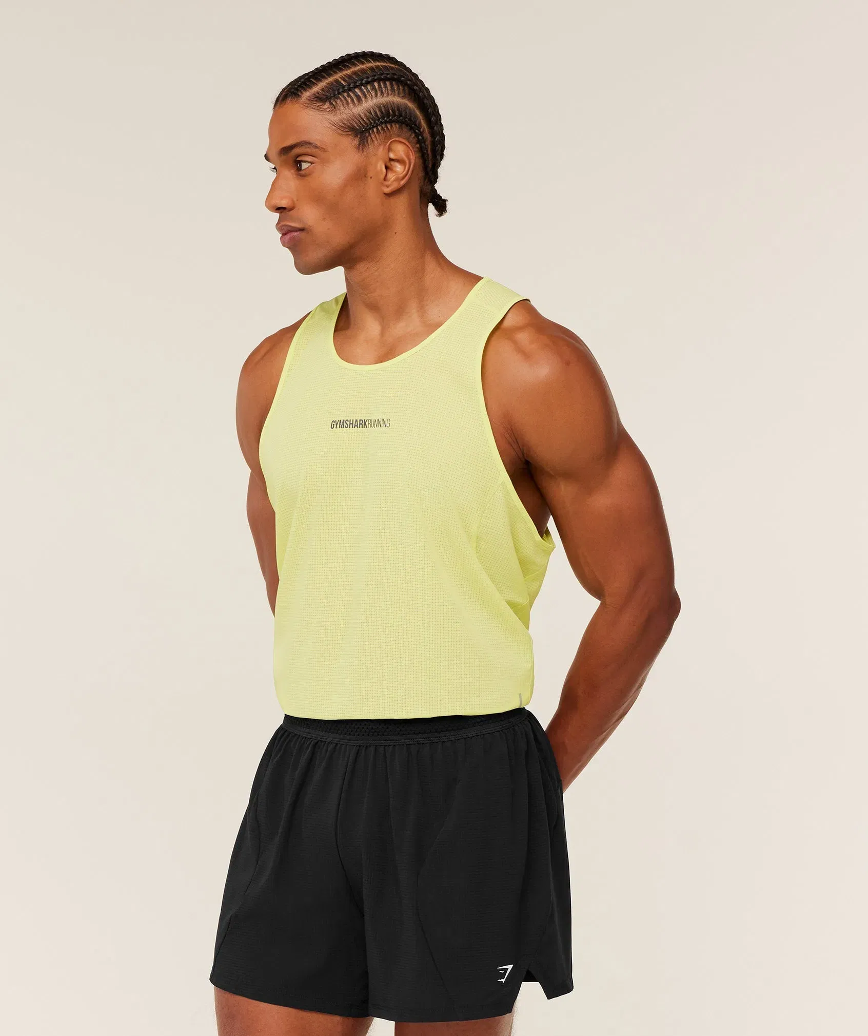Gymshark Running Tank - Sorbet Yellow